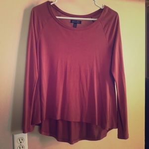 Rust colored soft & sexy long sleeve.